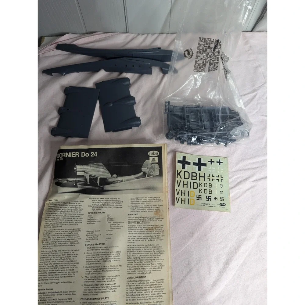 Dornier‎ Do 24 No 868 military warplane Model kit Airplane NO ORIGINAL BOX